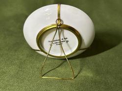 limoges el boyama porselen dekor duvar tabağı 8,5 cm çapında - 98466