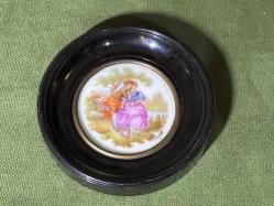 limoges el boyama porselen dekor duvar tabağı 9 cm çapında - 98466