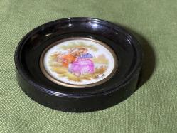 limoges el boyama porselen dekor duvar tabağı 9 cm çapında - 98466