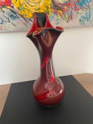 İTALYAN MURANO VAZO SOMMERSO DEV BOYDA NADİR BULUNUR