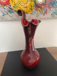 İTALYAN MURANO VAZO SOMMERSO DEV BOYDA NADİR BULUNUR