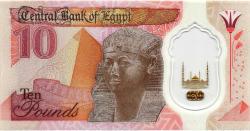 2022 MISIR 10 POUND POLİMER PLASTİK PARA ÇİL