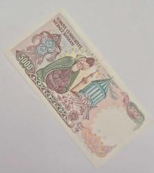 5000 TL Büyük Mevlana  7 Emisyon  Çil +