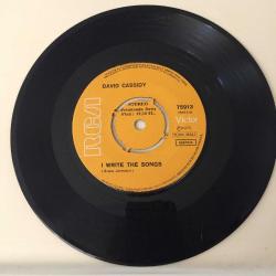 David Cassidy / I Write The Songs - Get It Up For Love / Turkey 1975 / 45rpm / *Soft rock*