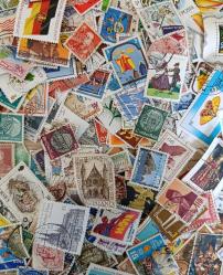 LOT.20 » 558 _adet damgalı yabancı pul lotu -dünya ülkeleri bol çeşitli