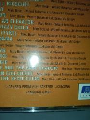 Cd Best of Marc Bolan & T-rex albümü. 2003 Almanya baskı. Disk 10 üzerinden 9 sorunsuz çalışıyor.