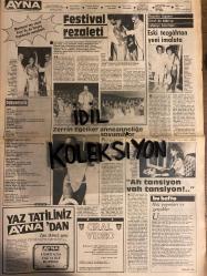 AYNA AKTÜELİTE VE MAGAZİN GAZETESİ - DOĞUM GÜNÜ HEDİYESİ (TURKİSH - NEWSPAPER) - 27 HAZİRAN 1984 - SAYI : 20 - TAM TAKIM 12 SAYFADIR -Banu Alkan-Kadir İnanır-Salih Güney-Yonca Yücel-Aynur Aydan-Seda Sayan-Meral Zeren-Engin Çağlar-Münir Özkul-Cüneyt Arkın-Yasemin Kutsi-Cem Erman-Hülya Meriç-Didem Öneren-Bülent Ovacık-Haluk Öztürkatay-Bahar Öztan-Pembe Mutlu-Ziyaettin Akbay-Gönül Yazar-Nigâr Uluer-Tayfun Çoragan-Cenk Koray-Zeki Alasya-Metin Akpınar-Muzaffer Özpınar-Zerrin Egeliler-Hülya Tuğlu-Yusuf Nalkesen-Sylvie Vartan-Tony Scotti-Göksel Arsoy-Michel Platini-Oğuz Çavuşoğlu-Şule Çavuşoğlu-Metin Fadıllıoğlu-Zeynep Fadıllıoğlu-Yıldırım Mayruk-Aslı Behlül-Oktay Bayramoğlu-Nilgün Özbay-Rana Dilmen-Uğur Süzer-Ayşen Süzer-Linda Günyüz-Asım Günyüz-Erdi Batu-Oğuz Türkoğlu-Ayla Batu-Nevin Türkoğlu-Suat Oktay-Jutta Oktay-Kemal Oktay-Manire Oktay-Canan Oktay