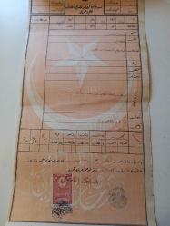 TUĞRALI OSMANLICA ÇOK TEMİZ BİR TAPU...