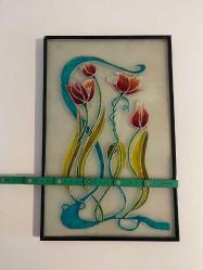 Eskilerden cam boyama tablo