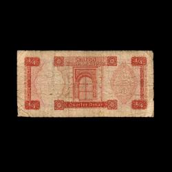 LİBYA (1972) - 1/4 Dinar (Temiz 6,0/10)