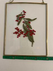 Pirinç Çerçeveli Cam Vitray