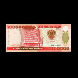 MOZAMBİK (1993) - 100.000 Meticais (ÇİL 10/10)