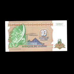 ZAİRE (1993) - 10 Nouveaux Makuta (ÇİL 10/10)