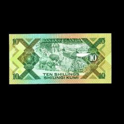 UGANDA (1987) - 10 Shillings (ÇİL 10/10)