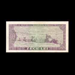 ROMANYA (1966)  - 10 Lei (ÇA 9,0/10) 