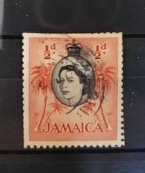 Jamaika- damgalı pul