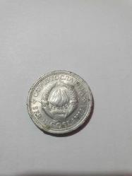 Yugoslavy 1 Dinar özel basım Birleşmiş milletler gıda ve tarım örgütü FAO anısına