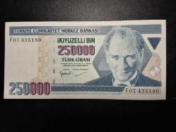 7. EMİSYON 250 BİN TÜRK LİRASI  F 07 435180  ÇİL TCB 2035