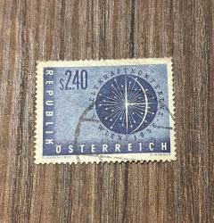 Avusturya Pulu - Österreich Austria Stamp - Postadan Geçmiş Pul Filateli - Damgalı - 5. Dünya Enerji Konferansı Temalı Pul, 2.40 PARA - YABANCI PULLAR - NOSTALJİK DOĞUM GÜNÜ HEDİYESİ