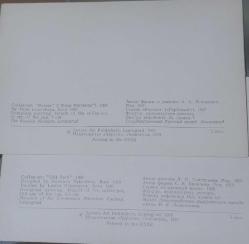 18. Yüzyıl İngiliz Porselenleri SOVYET RUSYA basımı 21 Adet Kartpostal  Art postcards English Porcelaine 18th Century postcards 1978  Leningrad'daki (günümüzde St. Petersburg) dünyaca ünlü Hermitage Müzesi