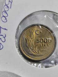 1996 ve 1999 Yılı 5000 Lira