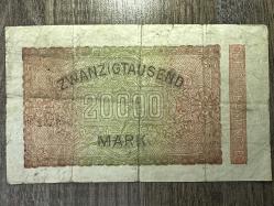 Almanya 20.000 Mark 1923. 20000