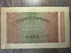 Almanya 20.000 Mark 1923. 20000