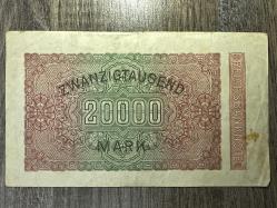 Almanya 20.000 Mark 1923. 20000