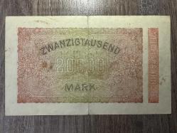 Almanya 20.000 Mark 1923. 20000