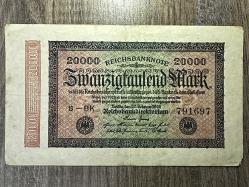 Almanya 20.000 Mark 1923. 20000