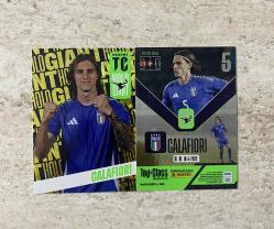 Panini 2025 Top Class Riccardo Calafiori Holo Giant Kart – Orijinal Koleksiyon Futbol Kartı