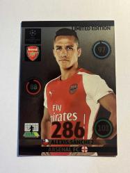 ALEXIS SANCHEZ LİMİTED EDİTİON - ADRENALYN XL - 2014 ŞAMPİYONLAR LİGİ