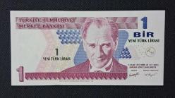 8 EMİSYON 1 YTL A01 ÇİL SERİ BAŞI 01*90 KAĞIT PARA