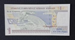8 EMİSYON 1 YTL A14 ÇİL KAĞIT PARA