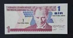 8 EMİSYON 1 YTL A14 ÇİL KAĞIT PARA