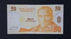 8 EMİSYON 50 YTL YENİ TÜRK LİRASI C64 ÇÇT+ KAĞIT PARA