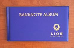 20 SAYFA ÇİFT TARAFLI MİNİ KAĞIT PARA ALBÜMÜ - MAVİ