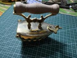 Antika - Nostaljik Pirinç Kömür Ütüsü &ndash; Dekoratif Biblo - kitantik - kitaLog