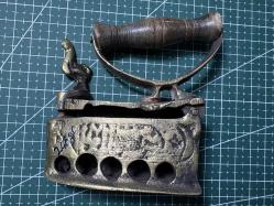 Nostaljik Pirinç Kömür Ütüsü – Dekoratif Biblo