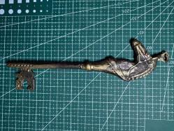 At Figürlü Pirinç Dekoratif Anahtar