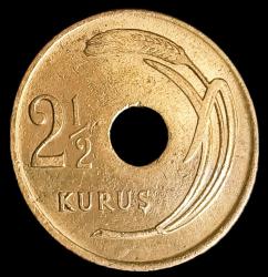 1948 Delikli 2 '5 Kuruş