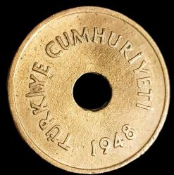 1948 Delikli 2 '5 Kuruş