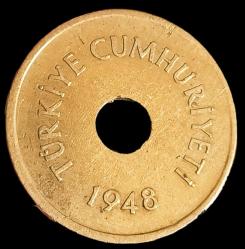 1948 Delikli 2 '5 Kuruş