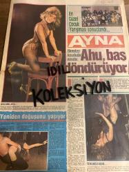 AYNA AKTÜELİTE VE MAGAZİN GAZETESİ - DOĞUM GÜNÜ HEDİYESİ (TURKİSH - NEWSPAPER) - 27 ŞUBAT 1985 - SAYI : 3 -  TAM TAKIM 12 SAYFADIR -Ahu Tuğba-Vefa Tezel-Derya Tuna-Düşvar İyis-Alev Anakök-Elif Yeşiloğlu-Ahmet Çitilci-Didem Değer-Deniz Türker-Tunç Kemal-Ajda Pekkan-Müjde Ar-Yüksel Uzel-Sezin Süer-Emre Yalçın-Mümtaz Kola-Hülya Avşar-Barış Manço-Filiz Ersürer-İzzet Altınmeşe-Pınar Eser-Volkan Ulu-Cüneyt Arkın-Halit Kıvanç-Neco-Alev Sayın-Sezen Aksu-Semra İleten-Perihan Savaş-Zerrin Egeli-Emel Sayın-Sibel Kılınç-Meral Zeren-Zafer Kaya-Ayşegül Ünsal-Berhan Şimşek-Gönül Öner-Nihat Fırat-Yonca Yücel-Özlem Onursal-Seda Sevinç-Müslüm Gürses-Tanju Korel-Süheyl Eğriboz-Osman Ayanoğlu-Ursula Andress-Catherine Deneuve-Sophia Loren-Jane Fonda-Gina Lollobrigida-Ava Gardner-Henry Fonda-Charlotte Rampling-Jane Birkin-Meryl Streep-Marlene Dietrich-Vanessa Redgrave-Shirley MacLaine-Halit Çelikoğlu-Necdet Tokatlıoğlu-Uğur Dündar-Ali Tanyarı-Bedrettin Dalan-Ali Koçman-Zeki Müren-İbrahim Tatlıses-Barış Manç
