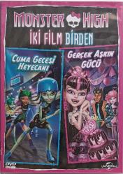 MONSTER HIGH İKİ FİLM BİRDEN CUMA GECESİ HEYECANI - GERÇEK AŞKIN GÜCÜ DVD ORJİNAL FİLM 2.EL DVD ( 11362