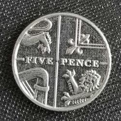 İNGİLTERE 2015  5  PENCE