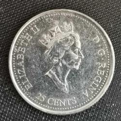 KANADA  2000   25 CENT  HATIRA  GURUR