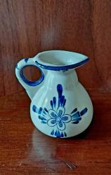 Hollanda DELFT BLUE El Boyama Porselen Mini Sürahi