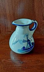 Hollanda DELFT BLUE El Boyama Porselen Mini Sürahi