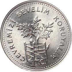 1990 Yılı 1000 Lira (FAO) Çevremizi Sevelim Koruyalım - ÇİL TCM3126